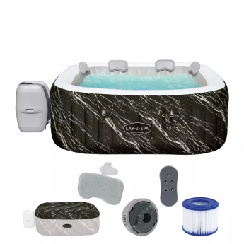 СПА-бассейн BESTWAY HOLLYWOOD LUXE AIRJET 6 MARBLE 6001F, 180х180х66см
